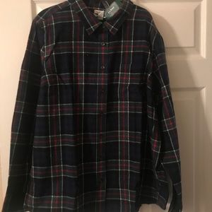 Plaid Petite Shirt-XL-Brand New